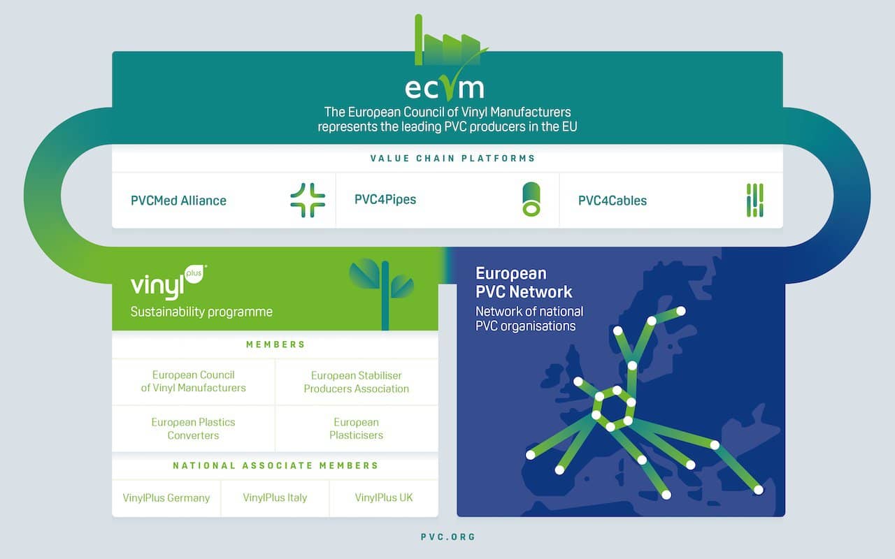 ECVM's organisation chart